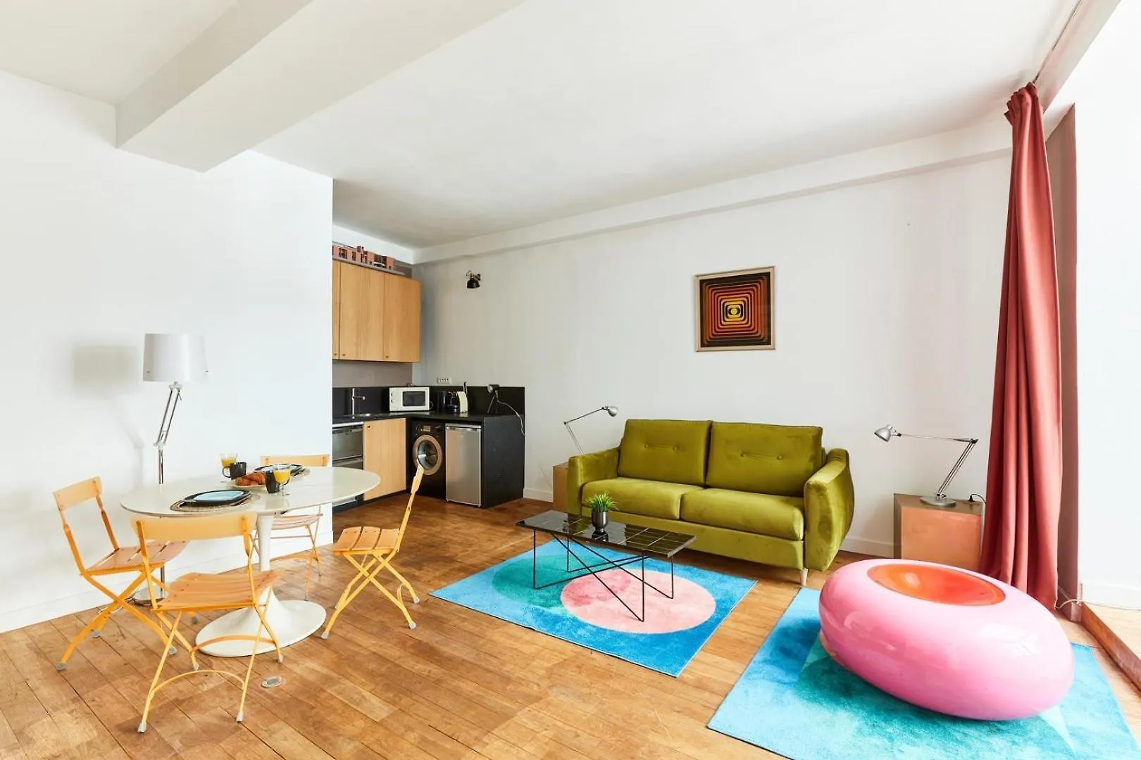 Lägenhet Bnbnook - Modern For 4 - Walk To Pompidou & Louvre Paris